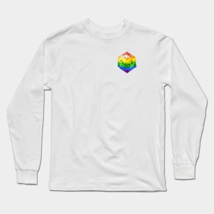 Gay Pride D20 Dice Long Sleeve T-Shirt